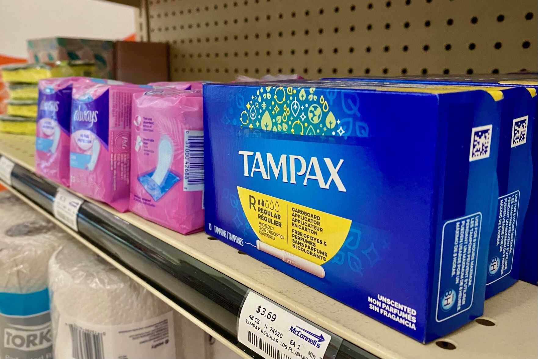 pink tax eliminated on menstrual products